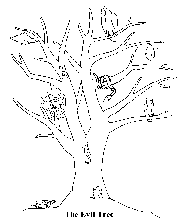 Illustrated Graphic The Evil Tree