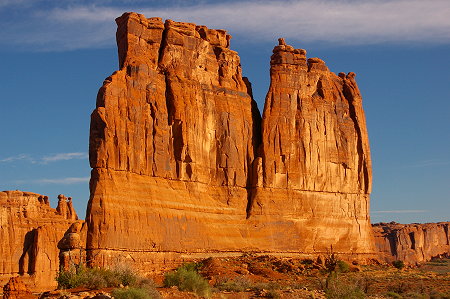 Courthouse Towers, at Arches Nat. Park