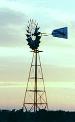 Windmill at sunrise