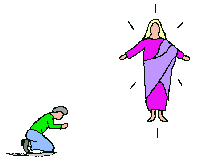 bowing before Jesus